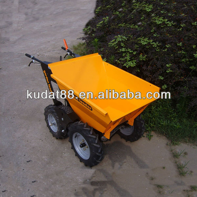 mini metal truck dumper, electric wheelbarrow wheel, crawler power wheelbarrow made in china for sale